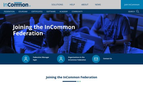 Joining the InCommon Federation - InCommon