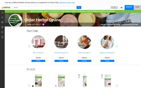 Order Herbal Online - Independent Herbalife Member | Welcome
