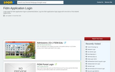 Fidm Application Login - Loginii.com