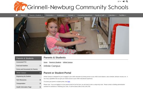 Infinite Campus Portal - Grinnell-Newburg CSD