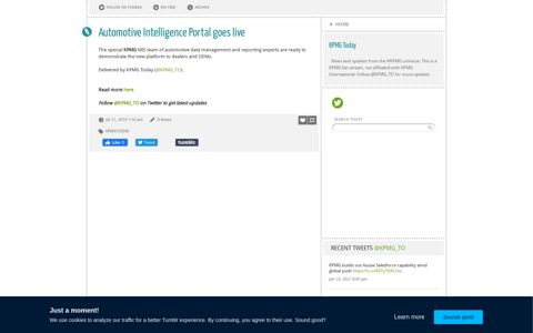 KPMG Today — Automotive Intelligence Portal goes live