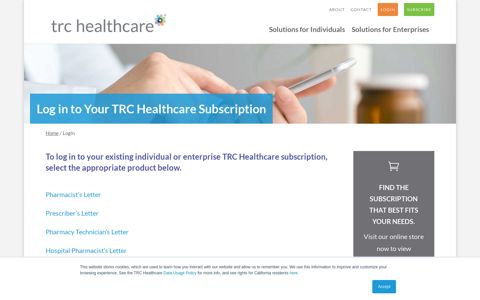 Login - TRC Healthcare