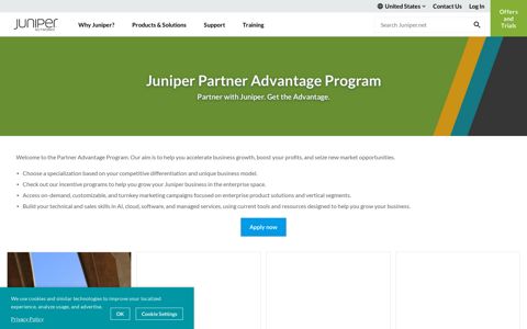 Juniper Partner Advantage Program | Juniper Networks