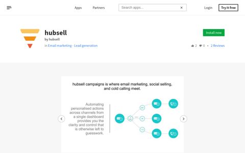 hubsell App - Pipedrive Marketplace