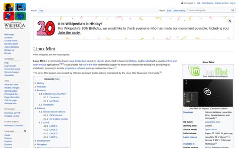 Linux Mint - Wikipedia