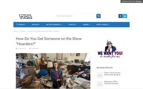 How Do You Get Someone on the Show "Hoarders?"