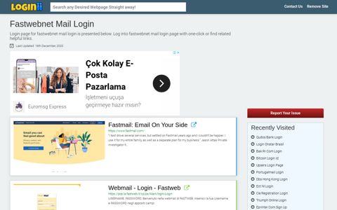 Fastwebnet Mail Login - Loginii.com