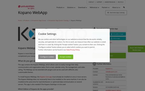 Kopano WebApp - Univention App Center