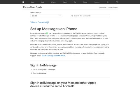 Set up Messages on iPhone - Apple Support
