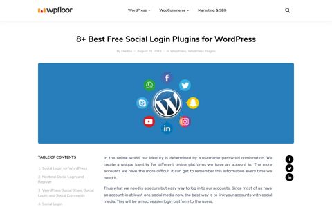 8+Best Free Social Login Plugins for WordPress - WPFloor
