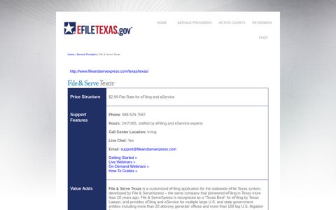 File & Serve Xpress | eFileTexas.gov