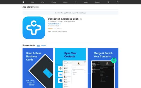 ‎Contacts+ | Address Book on the App Store