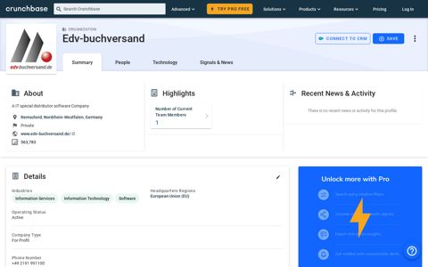 Edv-buchversand - Crunchbase Company Profile & Funding