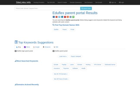 Eduflex parent portal Results For Websites Listing