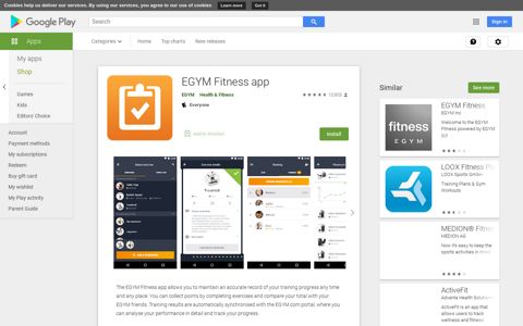 EGYM Fitness app - Apps on Google Play