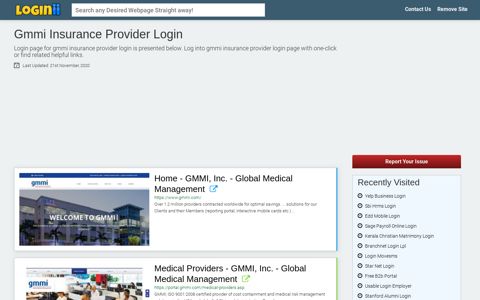 Gmmi Insurance Provider Login - Loginii.com