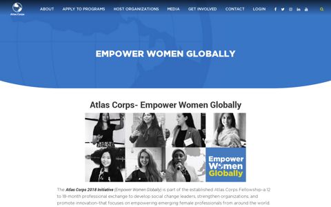 Empower Women Globally - Atlas Corps