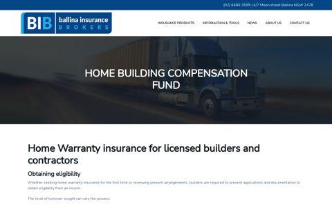 Home Warranty Insurance - Ballina Insurance Brokers - NSW
