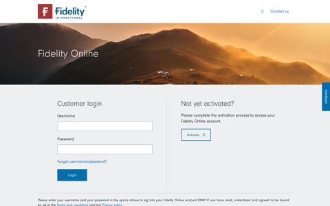 Fidelity Online | Fidelity Hong Kong