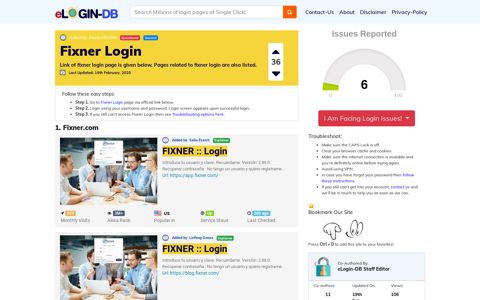 Fixner Login - A database full of login pages from all over the ...