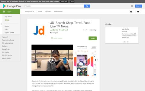 JD -Search, Shop, Travel, Food, Live TV, News - Apps on ...