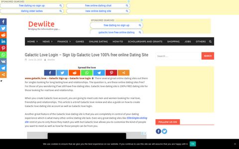 Galactic Love Login - Sign Up Galactic Love 100% free online ...