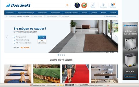Floordirekt – Ihr Fachhandel für Teppiche, Matten, Garten und ...