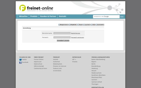 Anmeldung - Freinet-Online