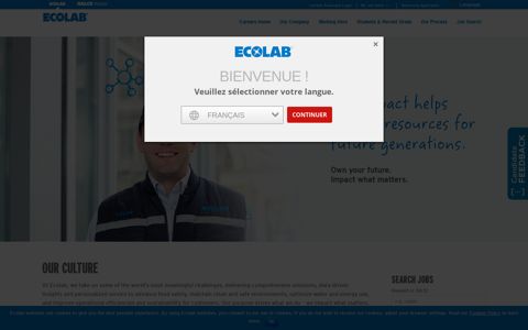 Learn About Working at Ecolab | Ecolab Careers