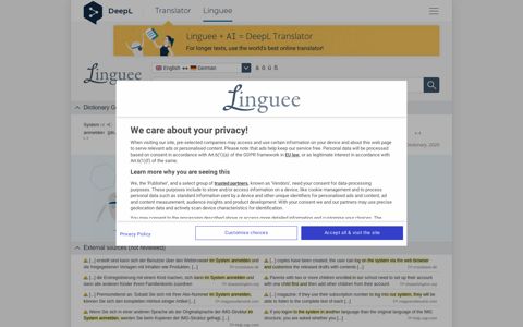 im System anmelden - English translation – Linguee
