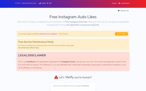 Instagram Auto Liker | Get Free IG Likes Without Registration ...