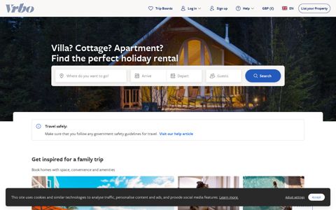 Book your holiday lettings: villas, apartments, cottages - Vrbo