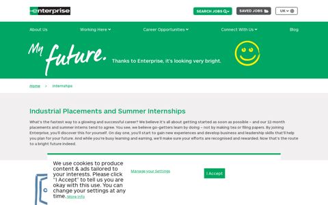 Internships and Placements | Jobs and Careers at Enterprise