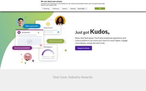 Kudos Employee Recognition Program | Thank Different