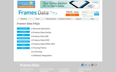 Frames Data FAQs - Frames Data Online