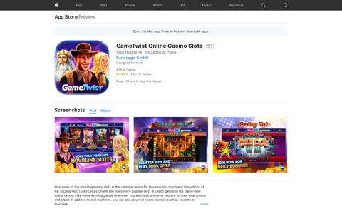 ‎GameTwist Online Casino Slots on the App Store