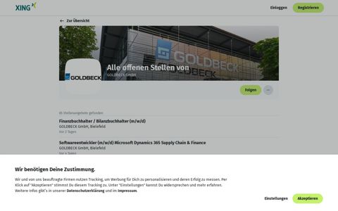 GOLDBECK GmbH - Jobs | XING
