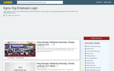 Kgmu Org Employee Login - Loginii.com