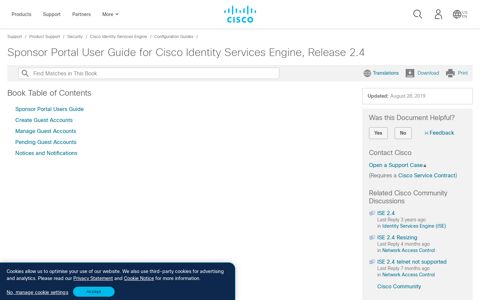 Sponsor Portal User Guide for Cisco Identity Services Engine ...