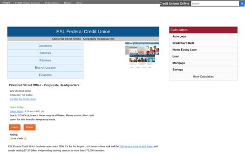 ESL Federal Credit Union - Rochester, NY