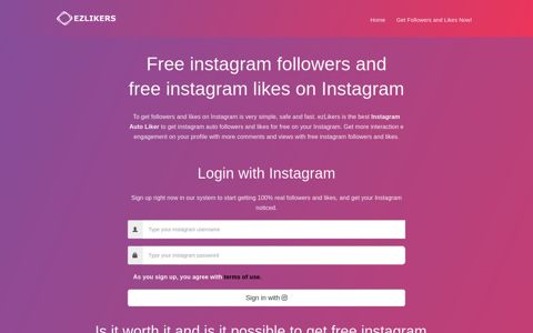 Free Instagram Followers | Instagram Auto Liker | 100% Safe