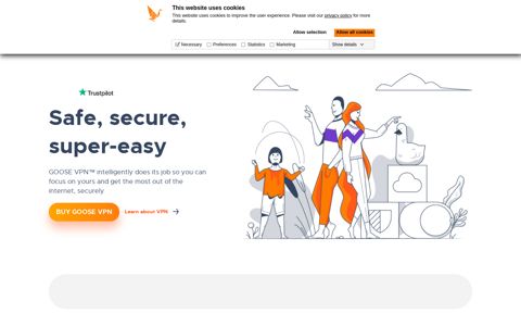 VPN online - Safe and Limitless | Goose VPN Service Provider