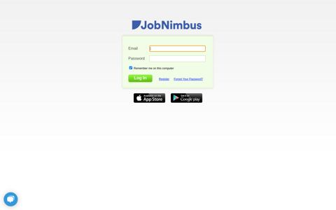 Log In to JobNimbus