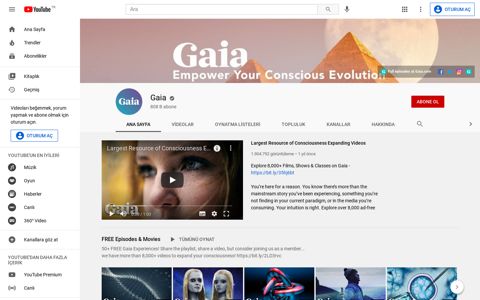 Gaia - YouTube