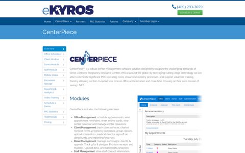 CenterPiece - eKYROS.com, Inc.