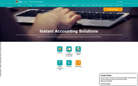 Online Accounting - Instant Accounting Solutions - FNB