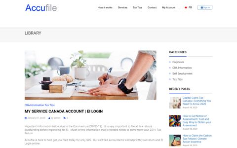 My Service Canada Account | EI Login | Our Guide Accufile