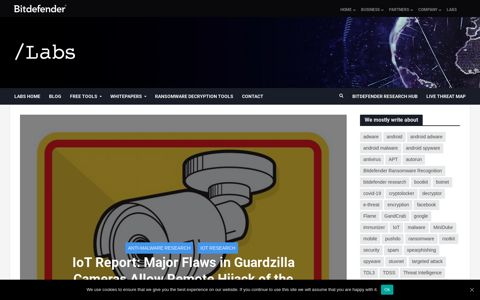 IoT Report: Major Flaws in Guardzilla Cameras Allow Remote ...