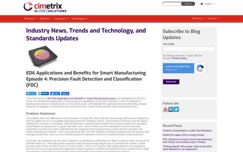EDA Applications and Benefits for Smart Manufacturing ...