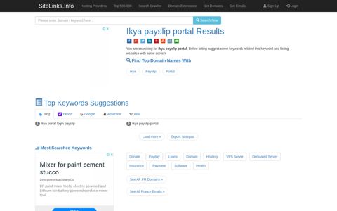 Ikya payslip portal Results For Websites Listing - SiteLinks.Info